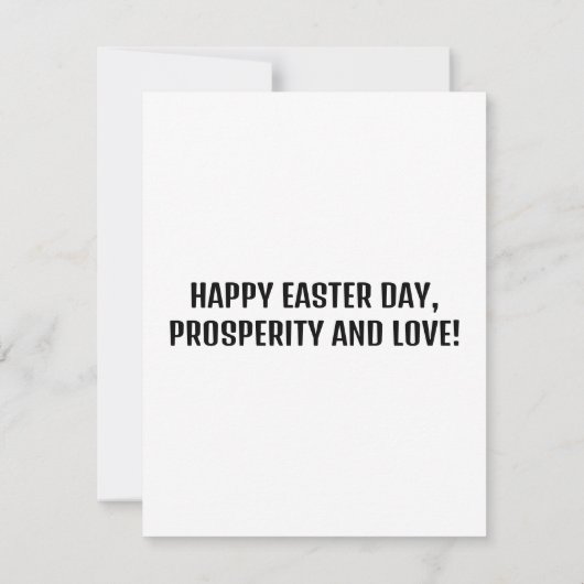 INVITATION JOYEUSE JOURNÉE DE PÂQUES (Dos)