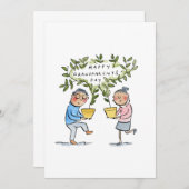 Invitation Joyeuse Journée des grands-parents (Devant / Derrière)