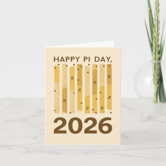 Invitation Joyeuse Journée Pi 2026 Affiche de Design Mathémat (Devant)