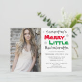 Invitation Joyeuse Petite Bachelorette (Debout devant)