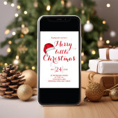 Invitation Joyeuse Petite fête de Noël