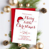 Invitation Joyeuse Petite fête de Noël