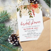 Invitation Joyeuse petite Fête des mariées de Noël