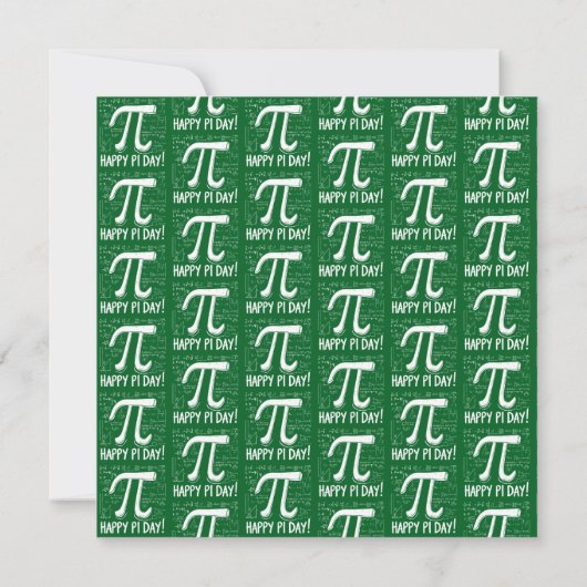 Invitation Joyeuse Pi Day - Fun Math (Dos)