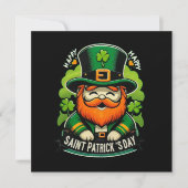 Invitation Joyeuse Saint-Patrick (Devant)