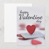 Invitation Joyeuse Saint-Valentin (Devant / Derrière)