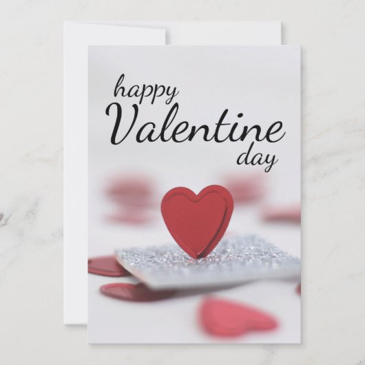 Invitation Joyeuse Saint-Valentin (Devant)