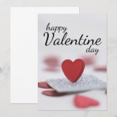 Invitation Joyeuse Saint-Valentin (Devant / Derrière)
