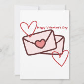 Invitation Joyeuse Saint-Valentin de la part de Red Hearth (Dos)