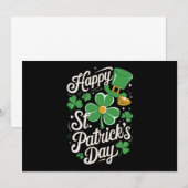 Invitation Joyeuse St Patrick Irish Heritage St Patty's  (Devant / Derrière)