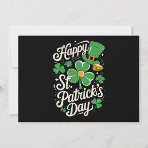 Invitation Joyeuse St Patrick Irish Heritage St Patty's 