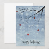 Invitation Joyeuses Fêtes (Devant / Derrière)