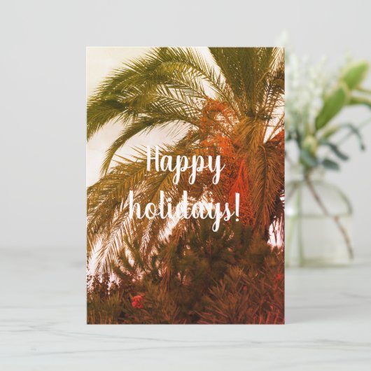 Invitation Joyeuses fêtes ! (Debout devant)