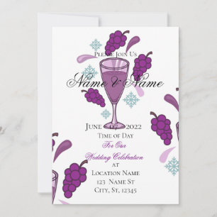 Invitation Joyeuses Fêtes de Boisson de Vin Tonnerre_Cove