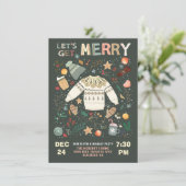 Invitation Joyeuses fêtes de Noël Sweate (Debout devant)