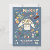 Invitation Joyeuses fêtes de Noël Sweate (Devant)