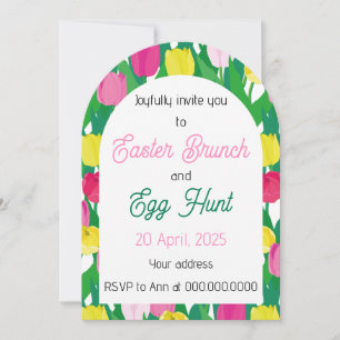 Invitation Joyeuses Pâques.