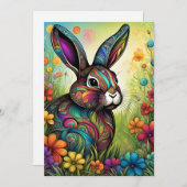 Invitation Joyeuses Pâques (Devant / Derrière)