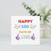 Invitation Joyeux 100 Jours de musique (Debout devant)