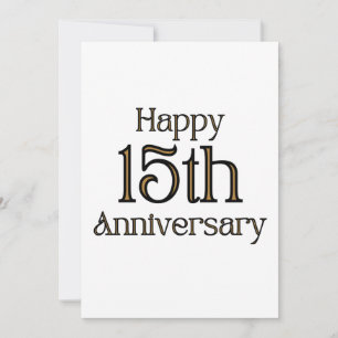 Invitation Joyeux 15e Anniversaire