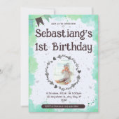 Invitation Joyeux 1er Anniversaire (Devant)