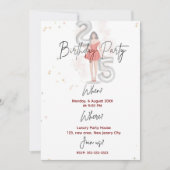 Invitation Joyeux 25 ans (Devant)