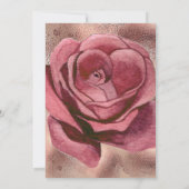 Invitation Joyeux 30 ans rose parties scintillant or (Dos)