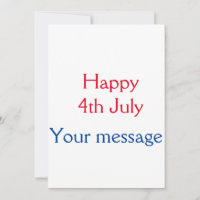 Joyeux 4 juillet jour de l'indépendance ajoutez no