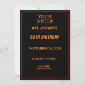 INVITATION JOYEUX 50 ANS (Dos)