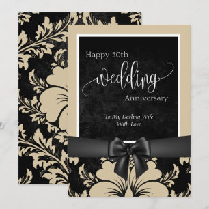 Invitation Joyeux 50e anniversaire de mariage
