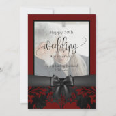 Invitation Joyeux 50e anniversaire de mariage photo tradition (Devant)