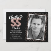 Invitation Joyeux 55e anniversaire à Cheers, la série télévis (Devant)