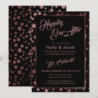 Joyeux à tout jamais Rosegold Confettis Bulles Noi