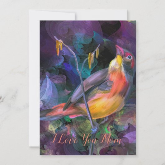 Invitation Joyeux amour du jour de la mère (Devant)