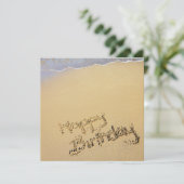 Invitation Joyeux anniversaire (Debout devant)