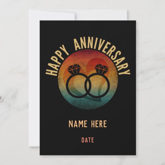 Invitation joyeux anniversaire (Devant)