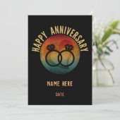 Invitation joyeux anniversaire (Debout devant)
