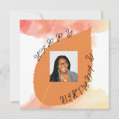 Invitation Joyeux anniversaire (Devant)