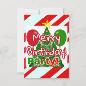 Invitation Joyeux anniversaire (Devant)