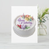 Invitation Joyeux anniversaire (Debout devant)