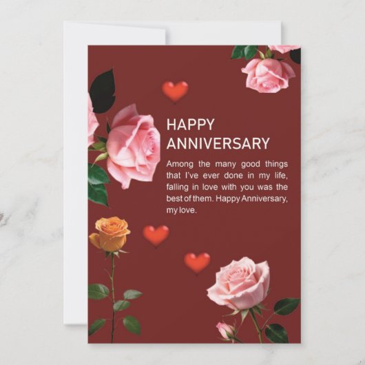 Invitation Joyeux anniversaire (Devant)