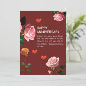 Invitation Joyeux anniversaire (Debout devant)