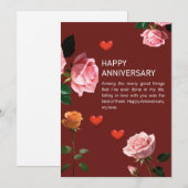 Invitation Joyeux anniversaire (Devant / Derrière)