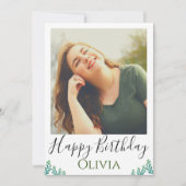 Invitation Joyeux anniversaire (Devant)