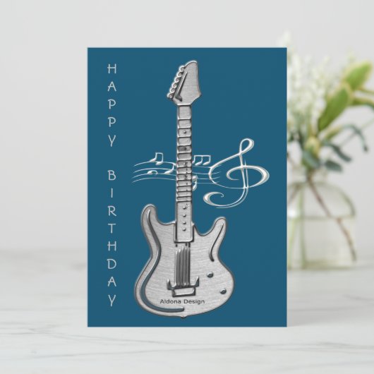 Invitation Joyeux anniversaire (Debout devant)