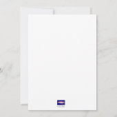 Invitation Joyeux anniversaire (Dos)