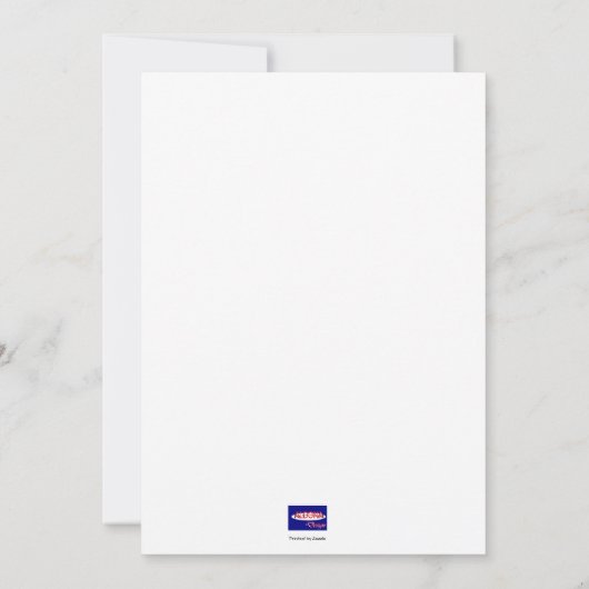 Invitation Joyeux anniversaire (Dos)