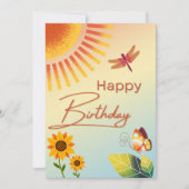 Invitation Joyeux Anniversaire (Devant)