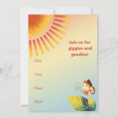 Invitation Joyeux Anniversaire (Dos)