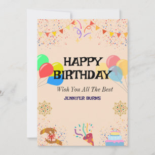 Invitation Joyeux Anniversaire